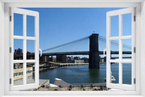 Fototapeta Naklejka Na Ścianę Okno 3D - Brooklyn Bridge 1