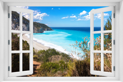 Fototapeta Naklejka Na Ścianę Okno 3D - Milos beach