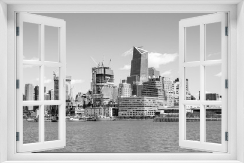 Fototapeta Naklejka Na Ścianę Okno 3D - The skyscapers of Midtown Manhattan with Empire State Building