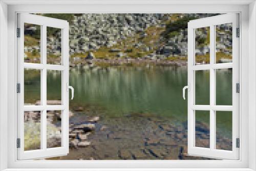 Fototapeta Naklejka Na Ścianę Okno 3D - Amazing landscape of Lake with clear waters, Rila Mountain, Bulgaria