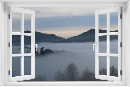 Fototapeta Naklejka Na Ścianę Okno 3D - mer de  nuage