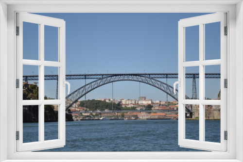 Fototapeta Naklejka Na Ścianę Okno 3D - Porto Bridge Douro