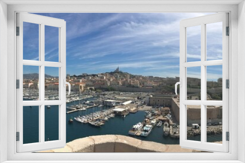 Fototapeta Naklejka Na Ścianę Okno 3D - Vieux Port - Marseille