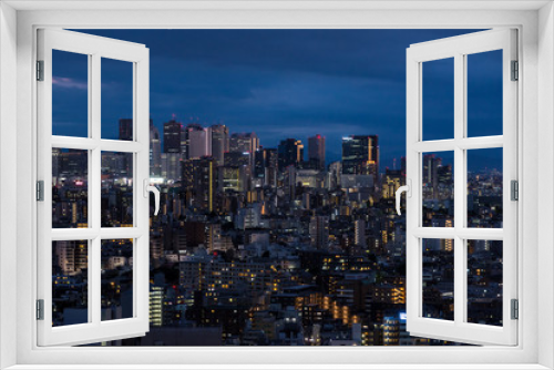 Fototapeta Naklejka Na Ścianę Okno 3D - Night view of Tokyo　東京の夜景２