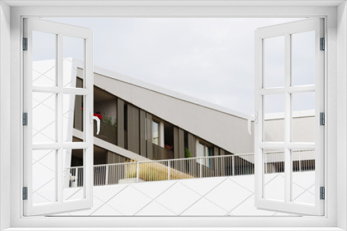 Fototapeta Naklejka Na Ścianę Okno 3D - Moderne Wohnungen