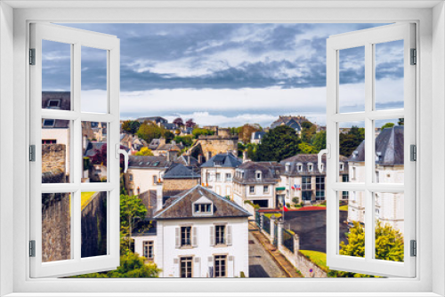 Fototapeta Naklejka Na Ścianę Okno 3D - The magnificent old city of Dinan. Concept of Europe travel, sightseeing and tourism. Brittany (Bretagne), France