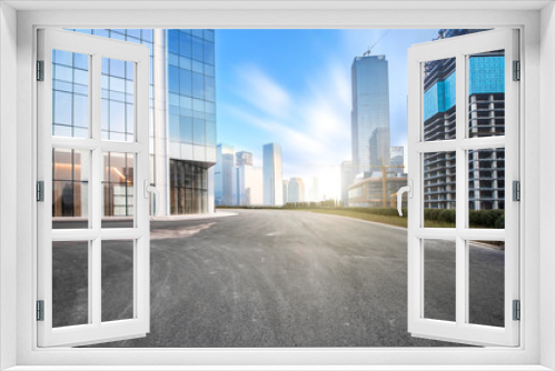 Fototapeta Naklejka Na Ścianę Okno 3D - Windows of Skyscraper Business Office