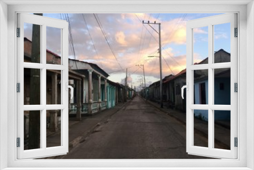 Fototapeta Naklejka Na Ścianę Okno 3D - Baracoa street view