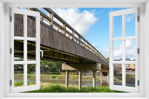 Fototapeta Naklejka Na Ścianę Okno 3D - 古都金沢　浅野川に架かる梅ノ橋
