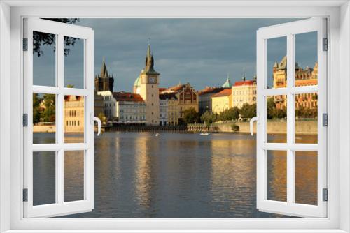 Fototapeta Naklejka Na Ścianę Okno 3D - View of old town in Prague - Czech Republic