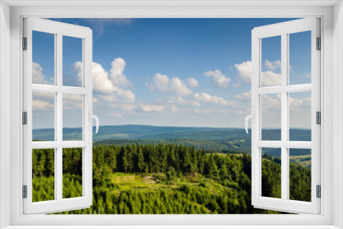 Fototapeta Naklejka Na Ścianę Okno 3D - Sauerland von Oben