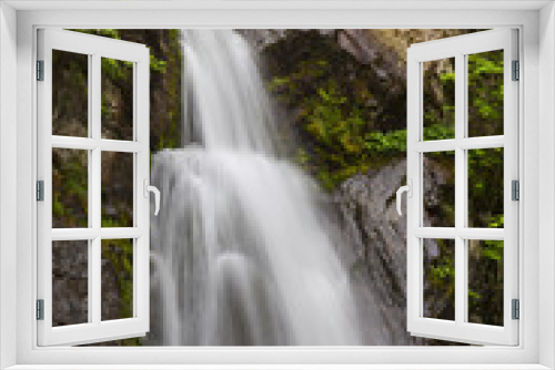 Fototapeta Naklejka Na Ścianę Okno 3D - Top Of Bash Bish Falls