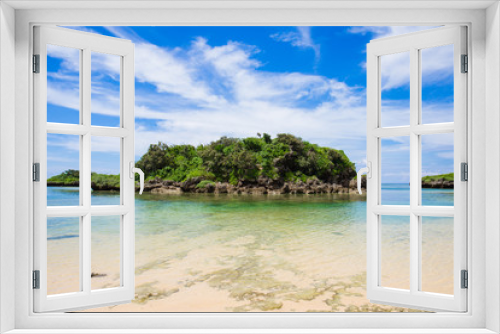 Fototapeta Naklejka Na Ścianę Okno 3D - 西表島のビーチ