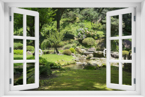 Fototapeta Naklejka Na Ścianę Okno 3D - 仙巌園　曲水の庭