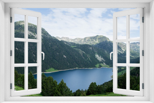 Fototapeta Naklejka Na Ścianę Okno 3D - Panorama lac de l'Oule France