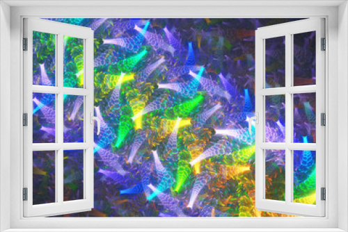 Fototapeta Naklejka Na Ścianę Okno 3D - Abstract fractal background