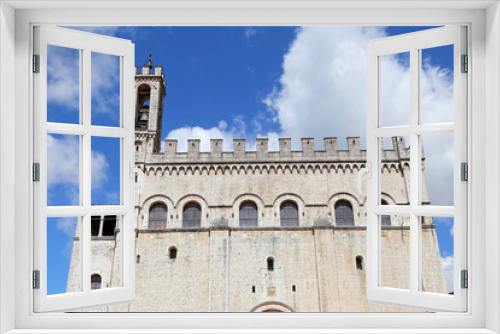 Fototapeta Naklejka Na Ścianę Okno 3D - Wonderfull Consuls Palace in Gubbio. Umbria - Italy