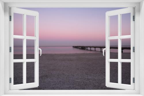 Fototapeta Naklejka Na Ścianę Okno 3D - Sunset over the baltic sea costline