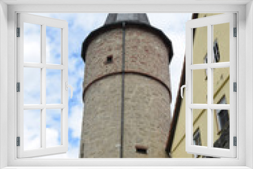 Fototapeta Naklejka Na Ścianę Okno 3D - Maintorturm in Karlstadt