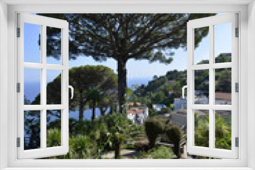 Fototapeta Naklejka Na Ścianę Okno 3D - Amalfitan coast, Ravello; Villa Rufolo,