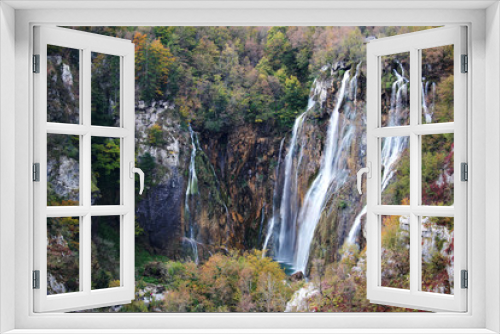 Fototapeta Naklejka Na Ścianę Okno 3D - Plitvice Lakes National Park 