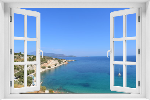 Fototapeta Naklejka Na Ścianę Okno 3D - Yachthafen Pythagorio auf Samos in der Ostägäis - Griechenland 