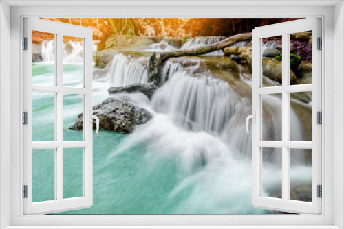 Fototapeta Naklejka Na Ścianę Okno 3D - Chet Sao Noi Waterfall.
