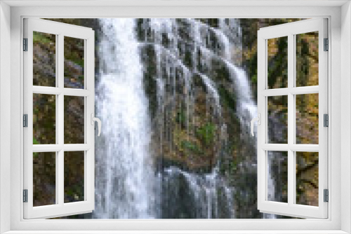 Fototapeta Naklejka Na Ścianę Okno 3D - Waterfall at Wasserlochklamm, Austria