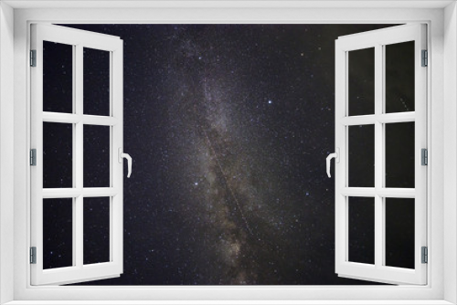 Fototapeta Naklejka Na Ścianę Okno 3D - Night sky with milky way in space