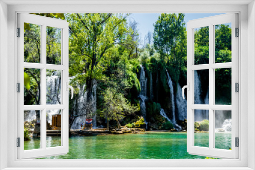 Fototapeta Naklejka Na Ścianę Okno 3D - Amazing Kravice Waterfall in Bosnia and Herzegovina