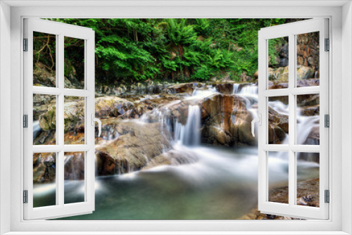 Fototapeta Naklejka Na Ścianę Okno 3D - Coniston Waterfall 1