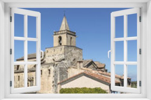 Fototapeta Naklejka Na Ścianę Okno 3D - old church of Venasque, Provence, France