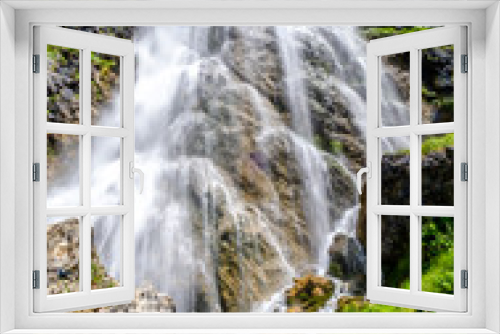 Fototapeta Naklejka Na Ścianę Okno 3D - dalfazer waterfall at the achensee lake