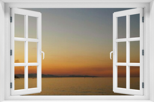 Fototapeta Naklejka Na Ścianę Okno 3D - Tramonto al mare - vacanze