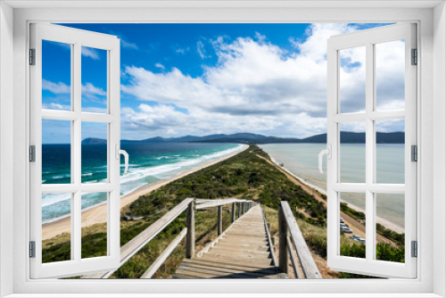 Fototapeta Naklejka Na Ścianę Okno 3D - The Neck Bruny Island