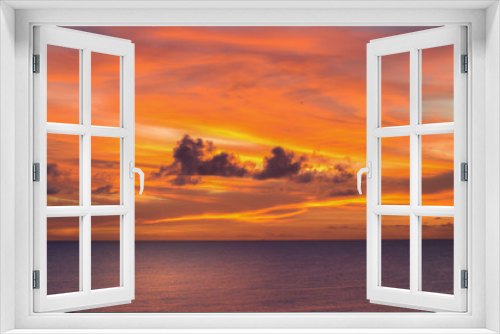 Fototapeta Naklejka Na Ścianę Okno 3D - Sunset in Niue.