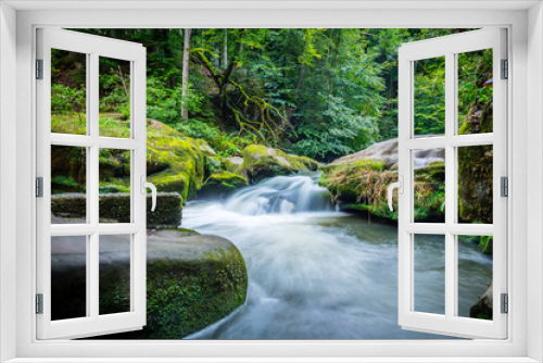 Fototapeta Naklejka Na Ścianę Okno 3D - Irreler Wasserfälle