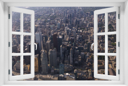 Fototapeta Naklejka Na Ścianę Okno 3D - Aerial View of Downtown Toronto Buildings