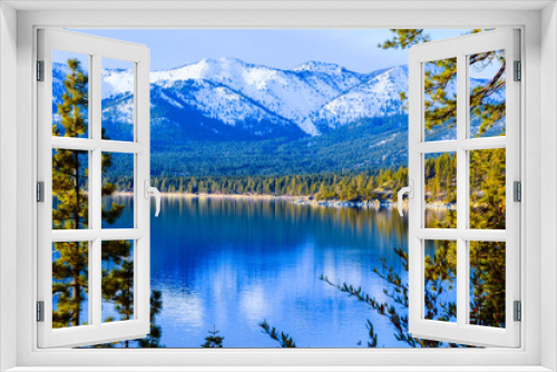 Fototapeta Naklejka Na Ścianę Okno 3D - Lake Tahoe Sunset