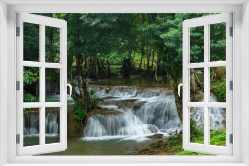 Fototapeta Naklejka Na Ścianę Okno 3D - Kroeng Krawia Waterfall