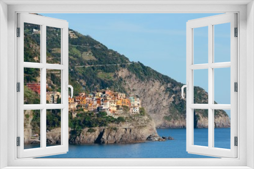 Fototapeta Naklejka Na Ścianę Okno 3D - Cinque Terre Manarola