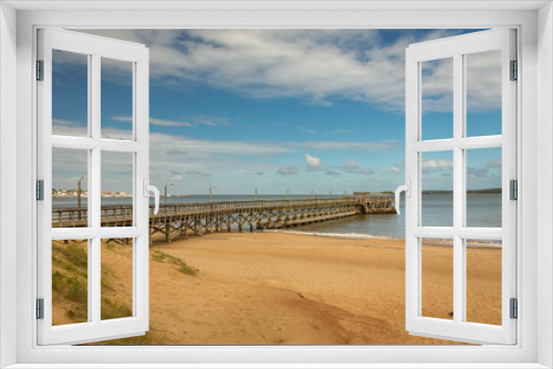 Fototapeta Naklejka Na Ścianę Okno 3D - Coastal scenery in Punta del Este, Uruguay