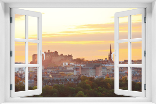 Fototapeta Naklejka Na Ścianę Okno 3D - beautiful Edinburgh scenery