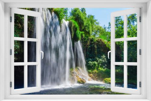 Fototapeta Naklejka Na Ścianę Okno 3D - waterfall Upper Duden