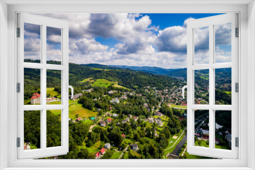 Fototapeta Naklejka Na Ścianę Okno 3D - Wisła miasto krajobraz