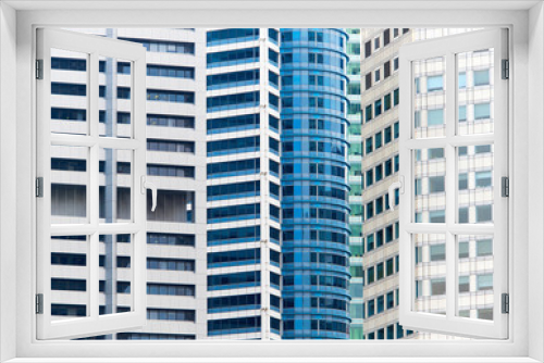 Fototapeta Naklejka Na Ścianę Okno 3D - Business architecture background. Singapore