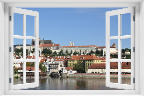 Fototapeta Naklejka Na Ścianę Okno 3D - Prague Chateau