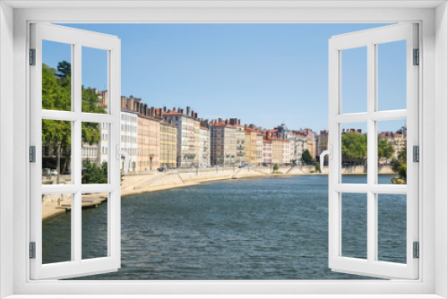Fototapeta Naklejka Na Ścianę Okno 3D - Lyon, France