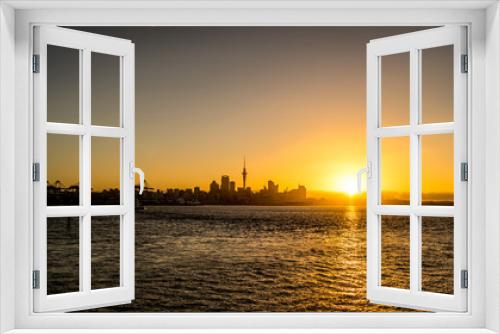 Fototapeta Naklejka Na Ścianę Okno 3D - Auckland, New Zealand Sunset