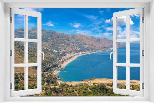 Fototapeta Naklejka Na Ścianę Okno 3D - Taormina in Sicily, Italy